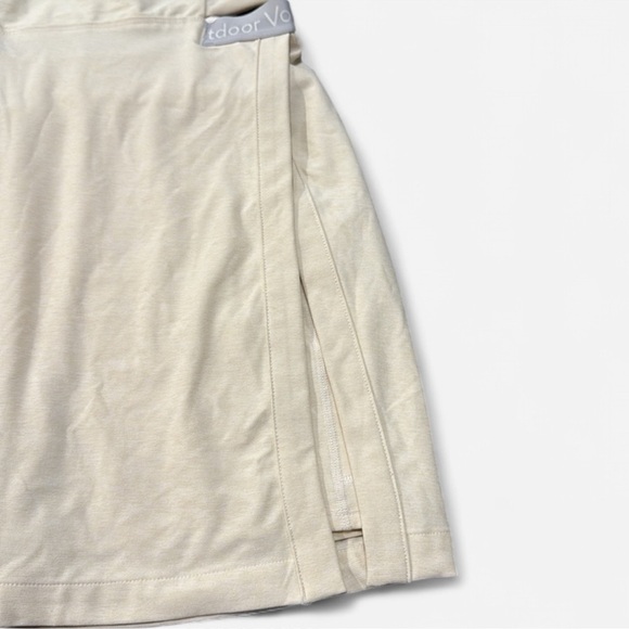 Outdoor Voices Court Cutout Tennis Dress Cream Spellout Logo Cream Sz M - Picture 4 of 6